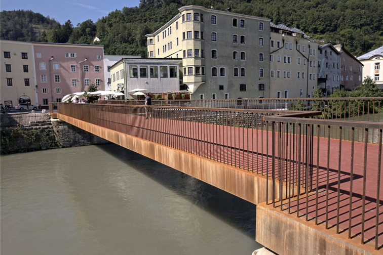 Neubau Pfannhausersteg, Hallein