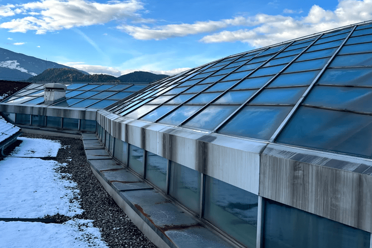 Sanierung Glasdach OSZ Bruneck