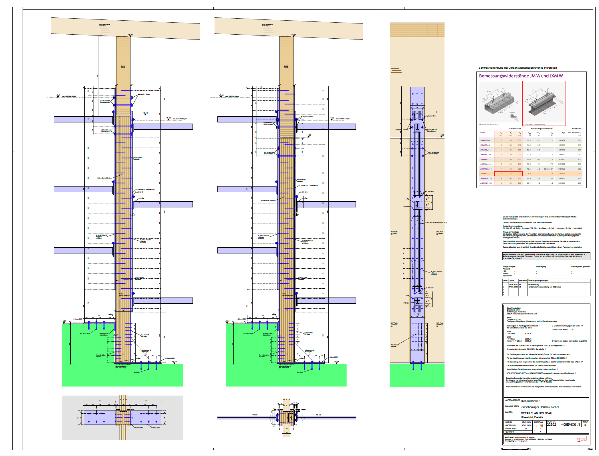 Holzbau Kieber_Zwischenlager_4_Positionsplan_gbd
